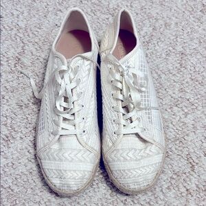 Toms Cream Textured Sneakers